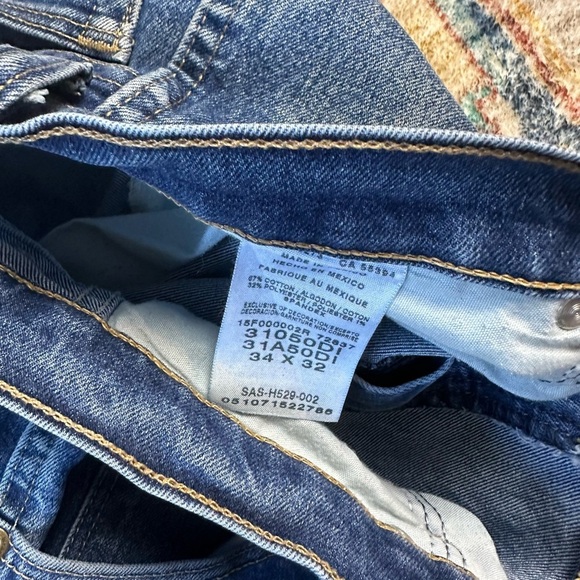 Wrangler Dark Wash Jeans Size 34 - Picture 4 of 6